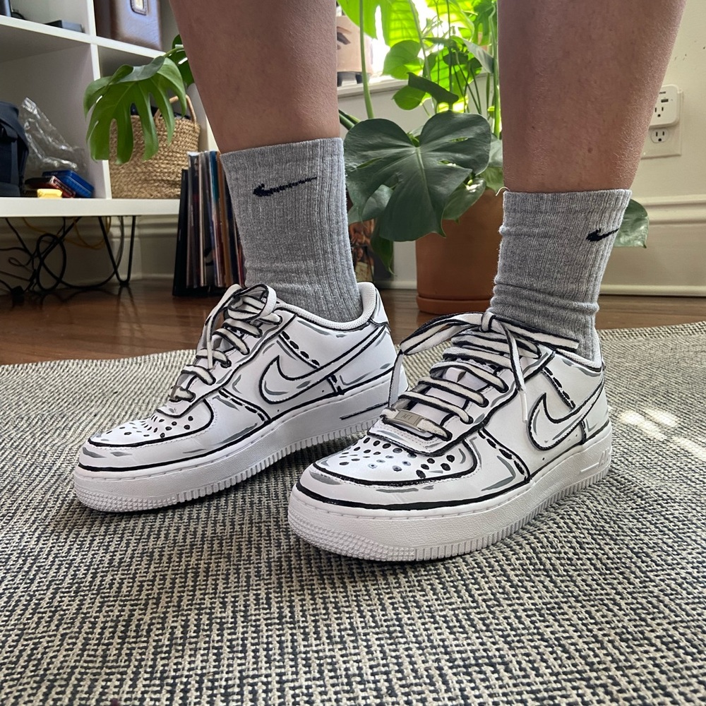 Nike Air Force 1s Customized